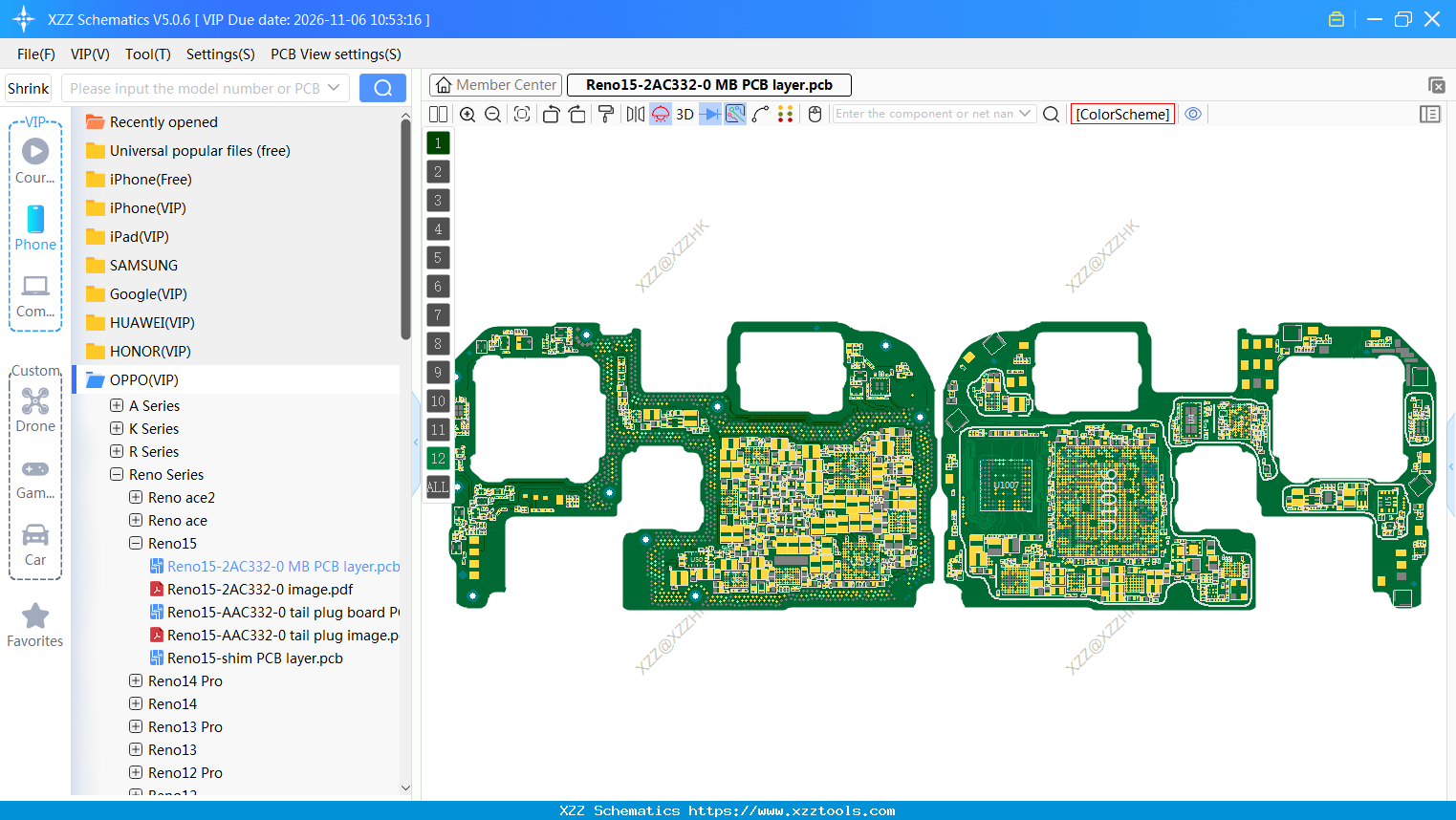 OPPO Reno15-2AC332-0 MB PCB Layer